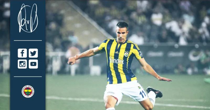 Captura de pantalla de Sitio de Robin van Persie
