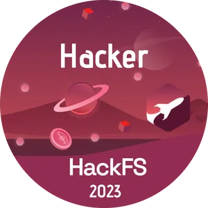 POAP badge for HackFS 2023 Hacker